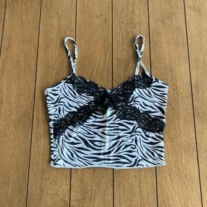 SHEIN Zebra Print Tank